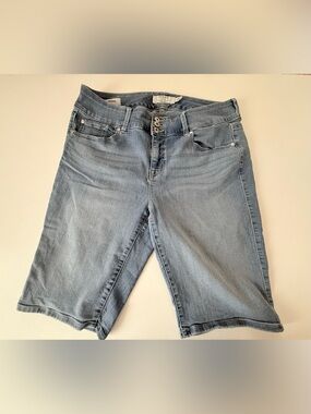 torrid Light Blue Denim Jegging Shorts